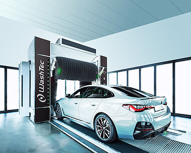 Effecten-Spiegel-Boersengespraeche-WashTec-Waschanlage-mit-weißem-Auto